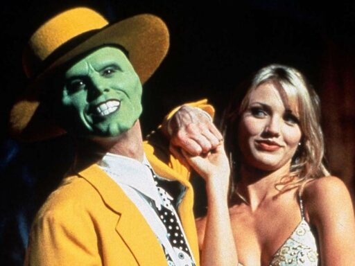 Cameron Diaz e Jim Carrey em O Maskara