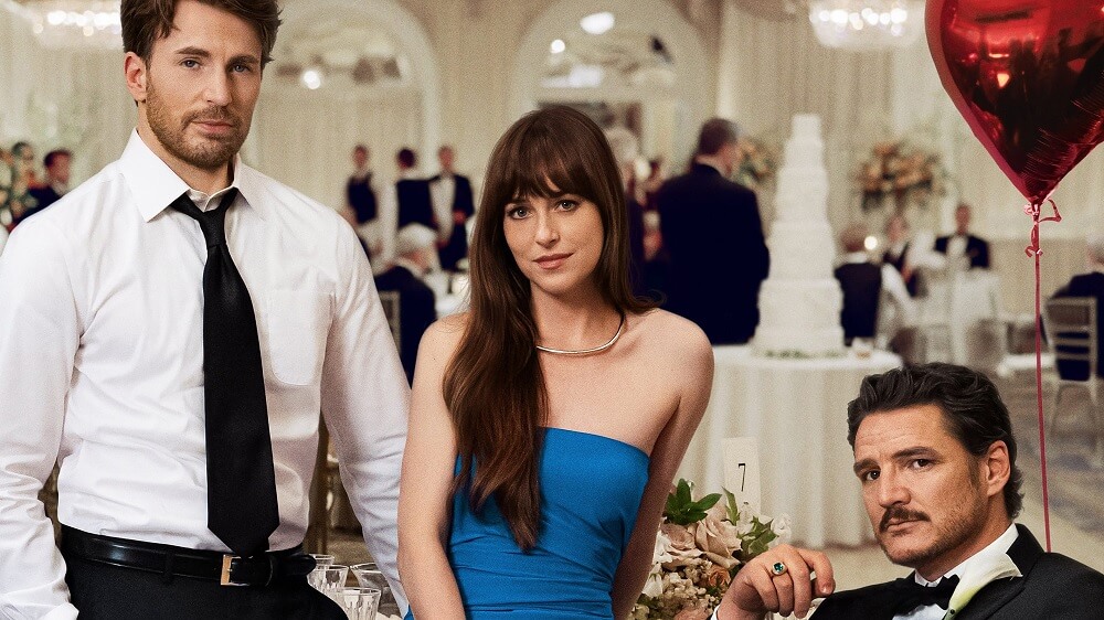 Materialists: comédia romântica com Chris Evans, Dakota Johnson e Pedro Pascal ganha trailer