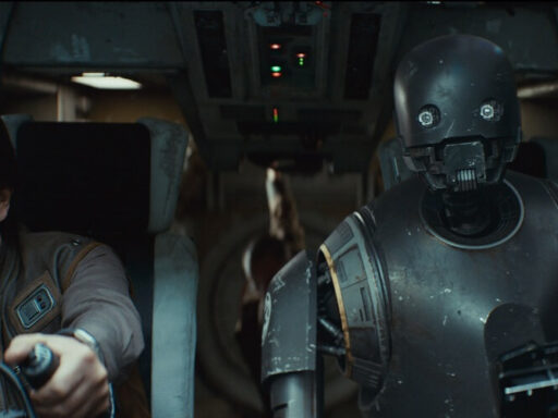 Cassian Andor (Diego Luna) e K-2SO (Alan Tudyk) na segunda temporada da série