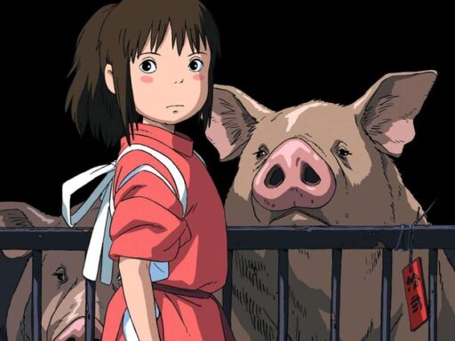 A Viagem de Chihiro, animação de Hayao Miyazaki pelo Estúdio Ghibli