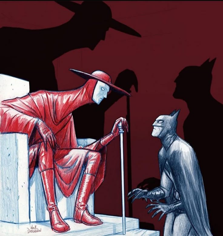 Batman vs Anarky by Nick Derington